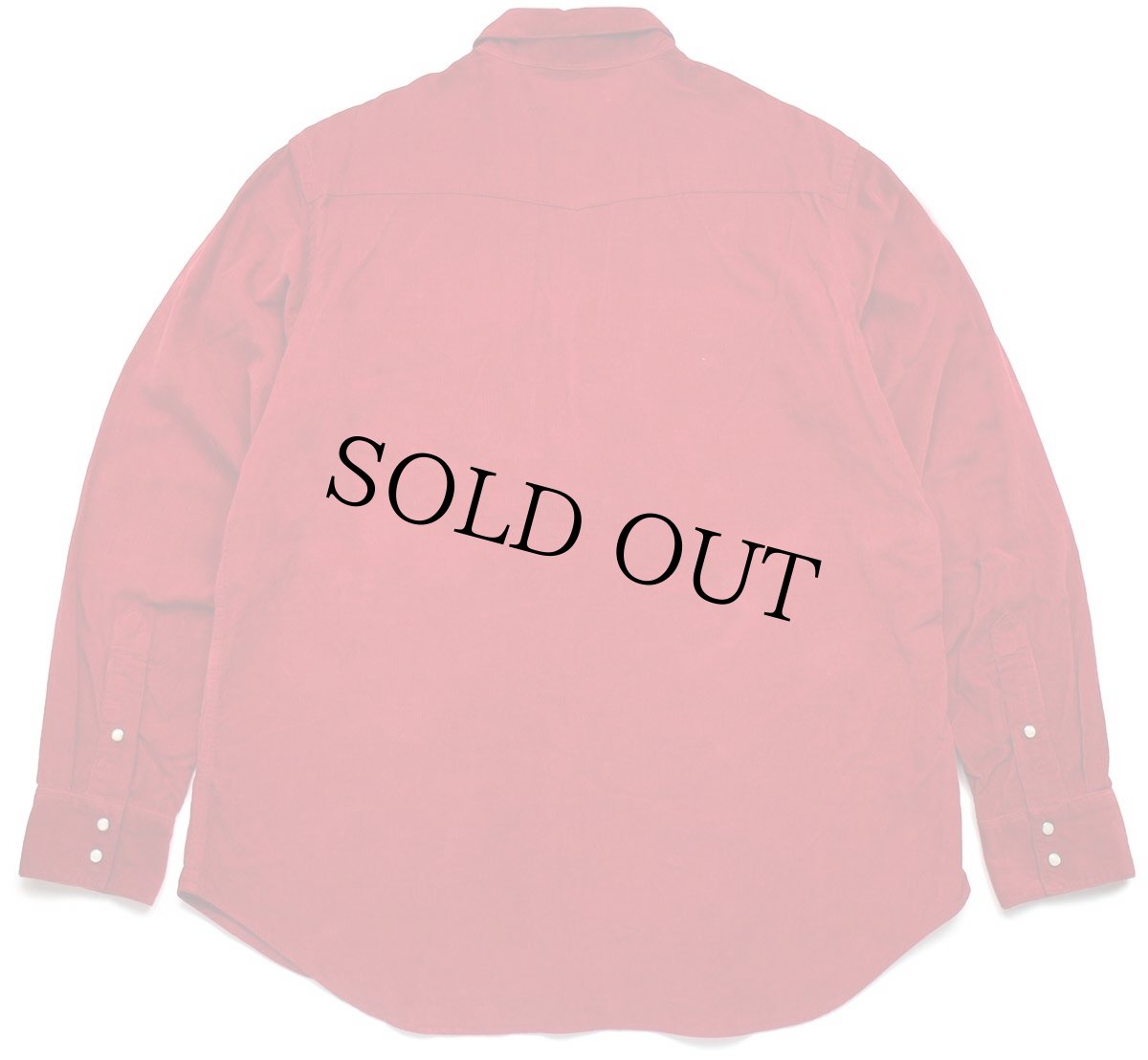 画像2: 00s ポロ ラルフローレン CLASSIC WESTERN コットン コーデュロイ ウエスタンシャツ 赤 L (2)