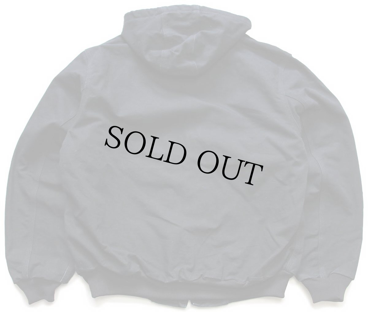 画像2: USA製 carharttカーハート Grip Rite 刺繍 裏サーマル ダック地 アクティブジャケット パーカー 黒 L (2)