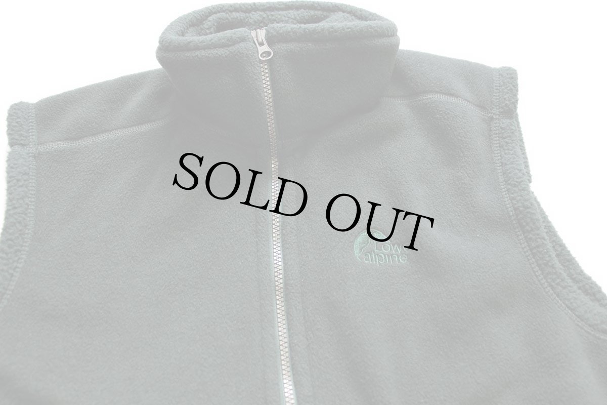 画像3: 90s アイルランド製 Lowe Alpineロウアルパイン ALEUTIAN 375 POLARTEC フリースベスト 深緑 M (3)