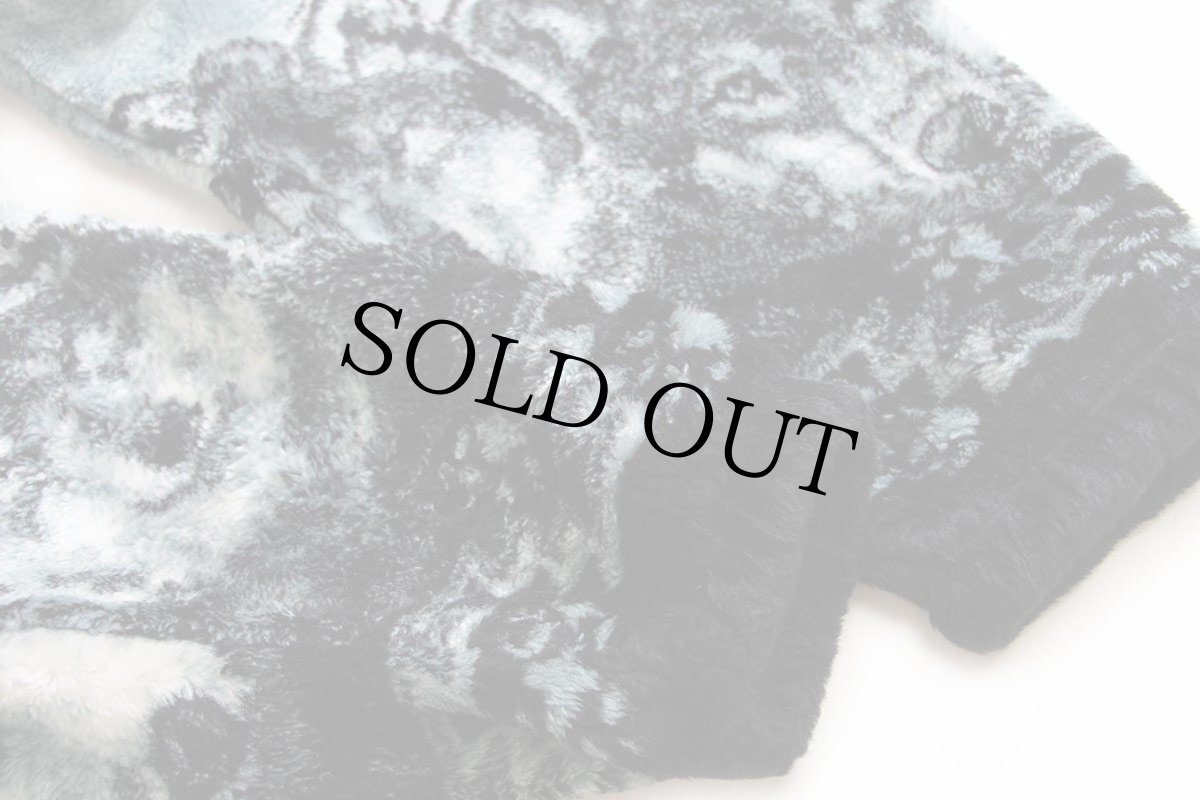 画像7: 90s USA製 Cobblestone Canyon ウルフ アート パイル フリースジャケット XL (7)