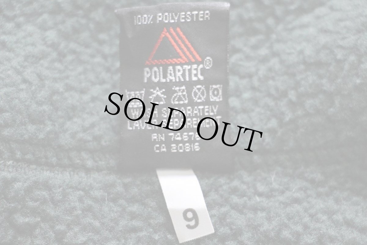 画像5: 90s アイルランド製 Lowe Alpineロウアルパイン ALEUTIAN 375 POLARTEC フリースベスト 深緑 M (5)