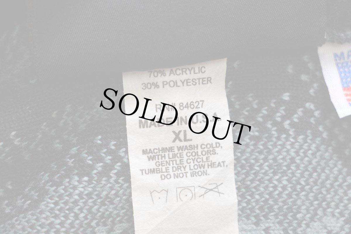 画像5: 90s USA製 Cobblestone Canyon ウルフ アート パイル フリースジャケット XL (5)