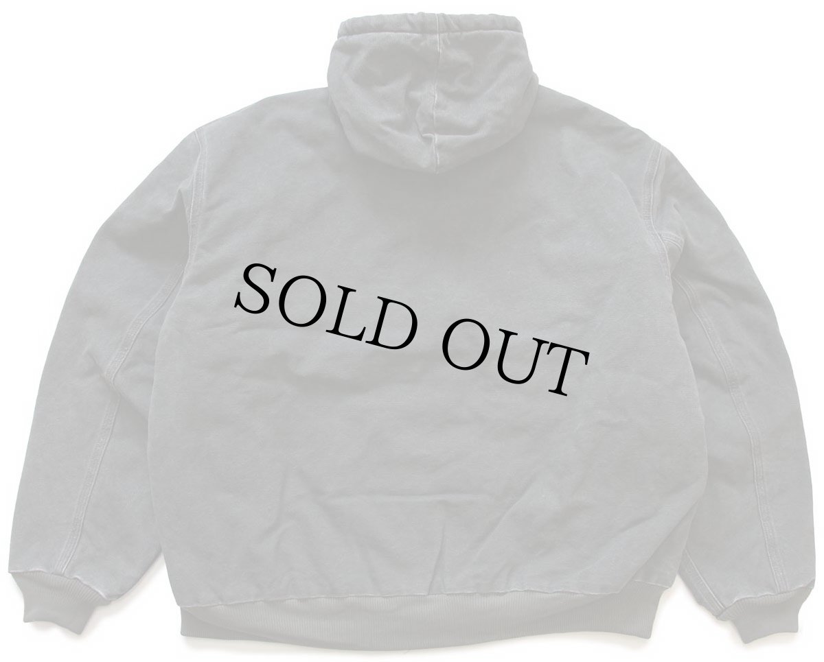 画像2: 00s メキシコ製 carharttカーハート キルティングライナー ダック地 アクティブジャケット パーカー モスグリーン 2XL★特大 (2)