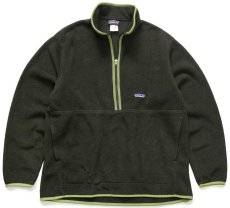 画像1: 00s メキシコ製 patagoniaパタゴニア マースピアル ハーフジップ シンチラ フリース DAF L (1)