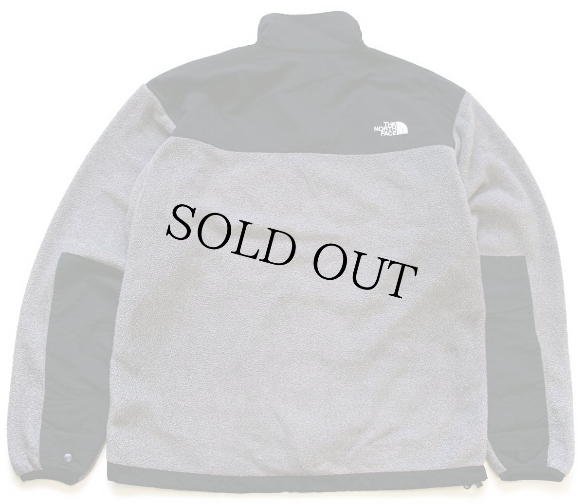 画像2: THE NORTH FACEノースフェイス デナリ POLARTEC ライナー フリースジャケット グレー×黒 M (2)