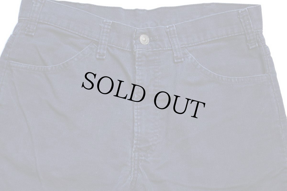 画像4: 80s Levi'sリーバイス 519 コーデュロイパンツ 紺 w31 L32 (4)