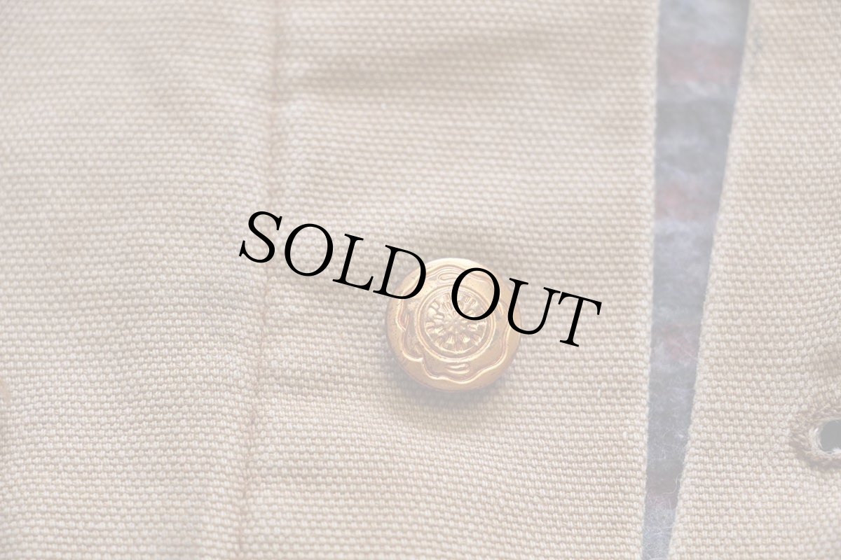 画像5: 70s UNKNOWN ブランケットライナー ダック地 チョアコート カバーオール 茶 フェード (5)