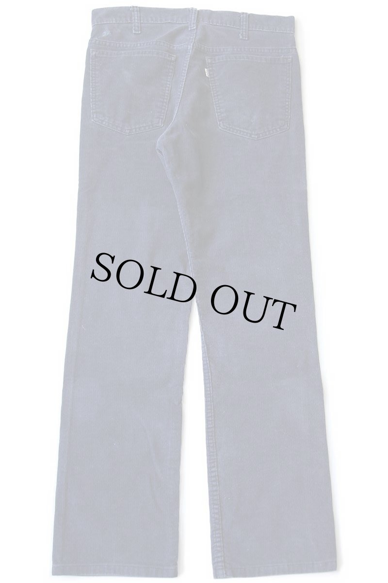 画像3: 80s Levi'sリーバイス 519 コーデュロイパンツ 紺 w31 L32 (3)