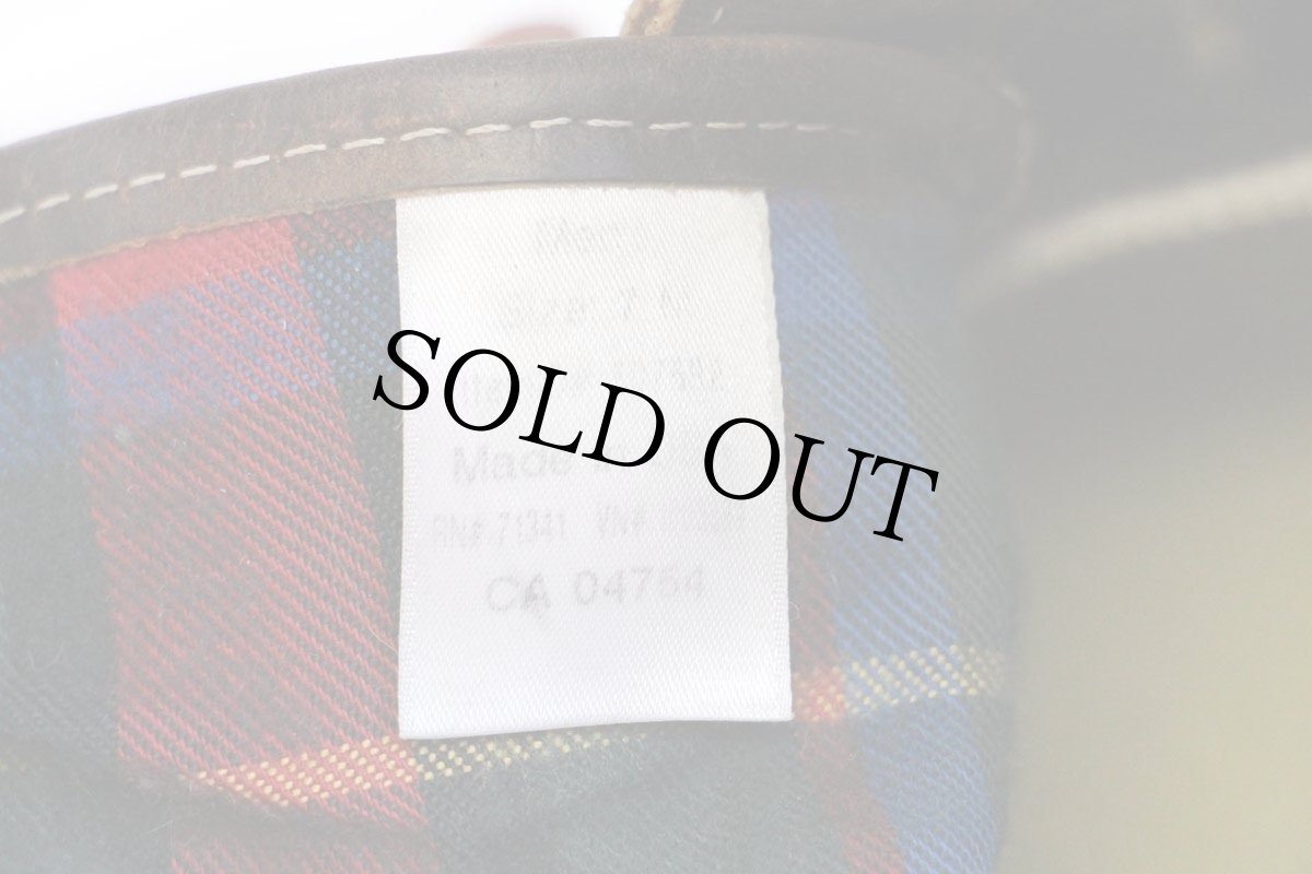 画像6: USA製 L.L.Bean チェックライナー 6ホール ビーンブーツ ブラウン×ブラウン 7M (6)