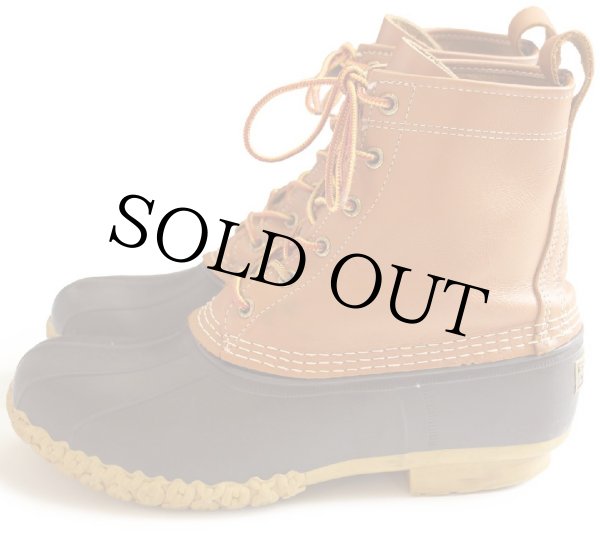 USA製 L.L.Bean 6ホール シンサレート ビーンブーツ タン×ブラウン