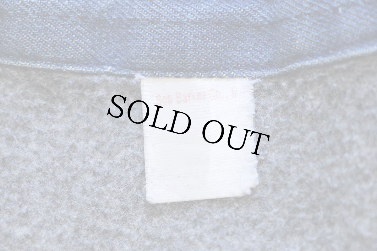 画像4: Bob Barker フリースライナー デニム チョアコート カバーオール (4)