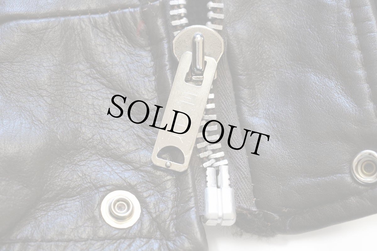 画像7: 70s UNKNOWN A-2タイプ 襟ボア&ライナー フライト レザージャケット 焦げ茶 36 (7)