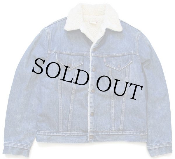 70s USA製 Levi'sリーバイス ボアライナー デニムジャケット 42