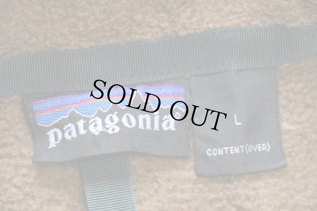 画像4: 90s ポルトガル製 patagoniaパタゴニア フリースジャケット ブラウン L (4)