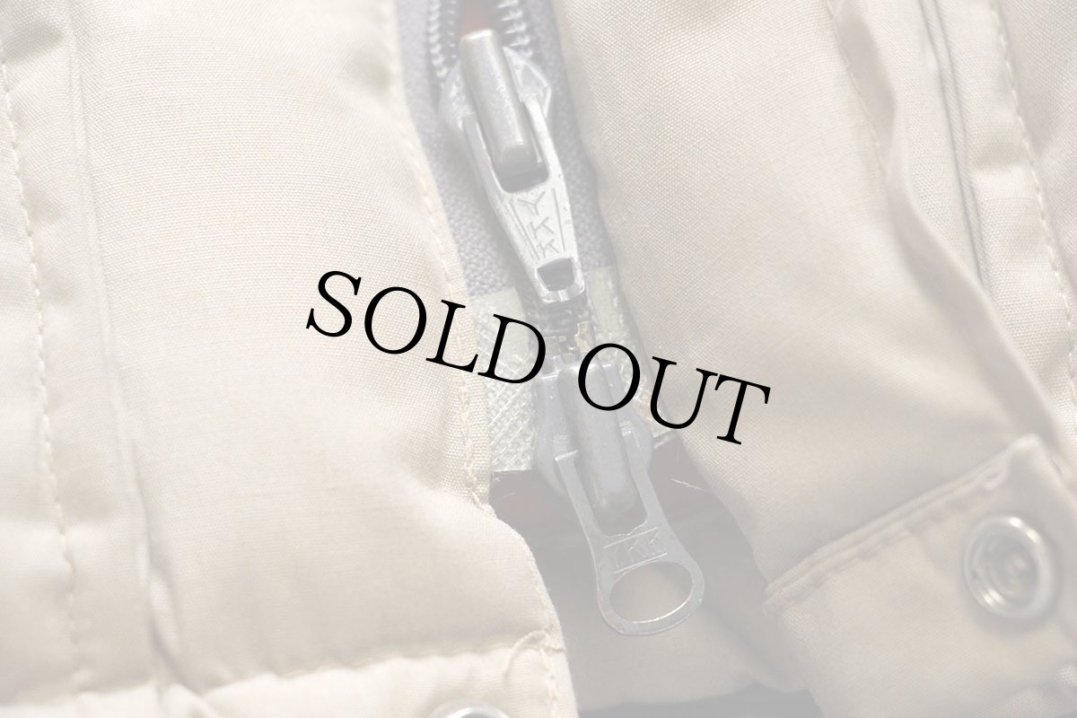 画像6: 70s THE NORTH FACEノースフェイス 茶タグ ダウンジャケット ベージュ S (6)