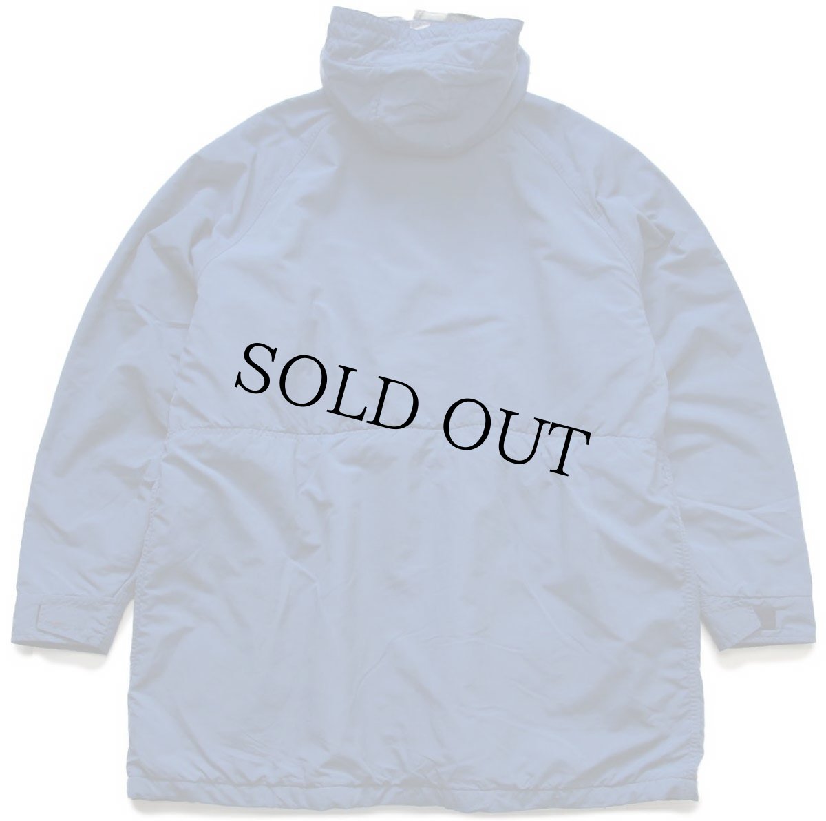 画像2: 90s USA製 LANDS'ENDランズエンド タータンチェック ウールライナー ナイロン マウンテンパーカー 紺 XL (2)