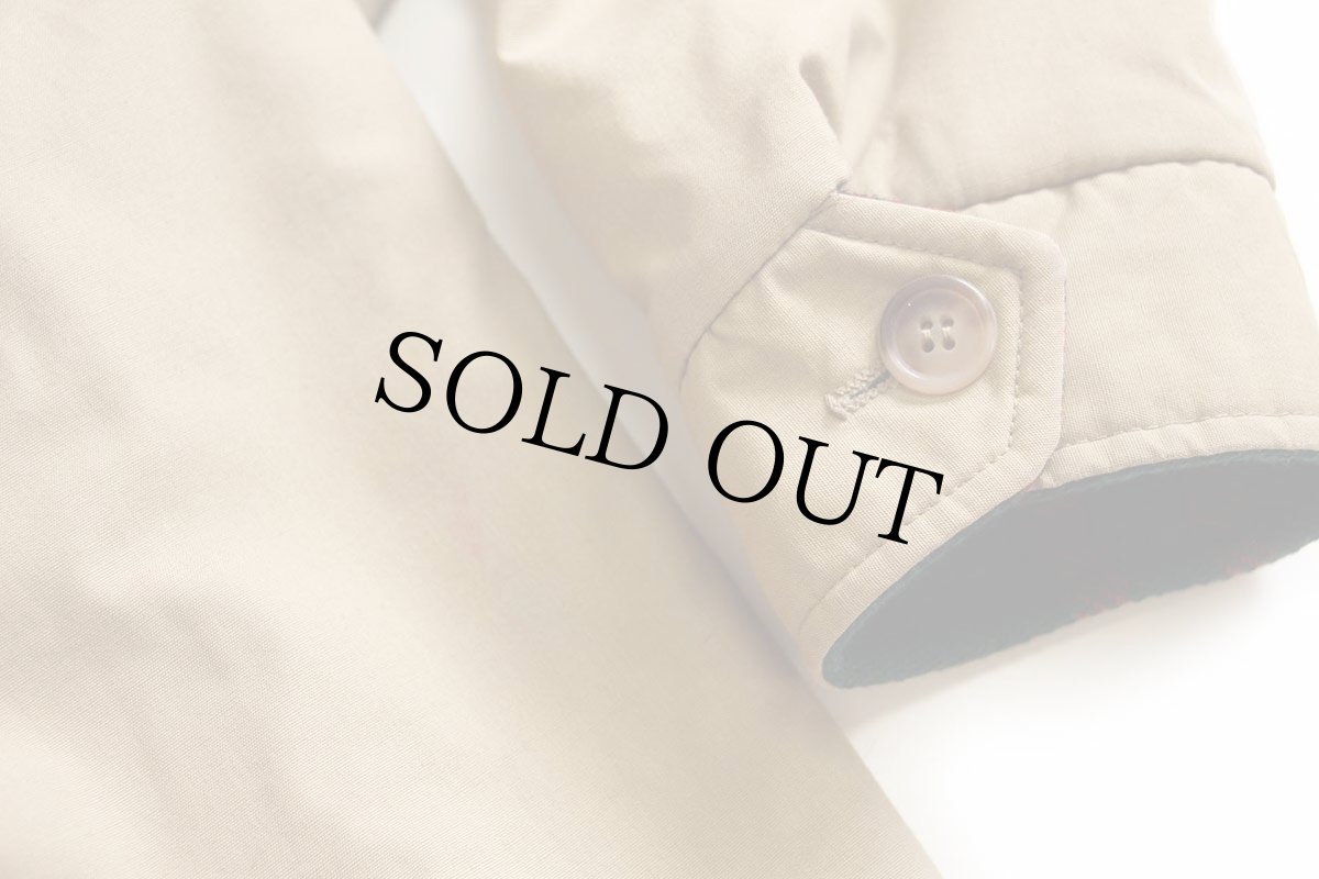 画像10: 70s Woolrichウールリッチ タータンチェック×無地 リバーシブル ウールシャツジャケット パーカー M (10)