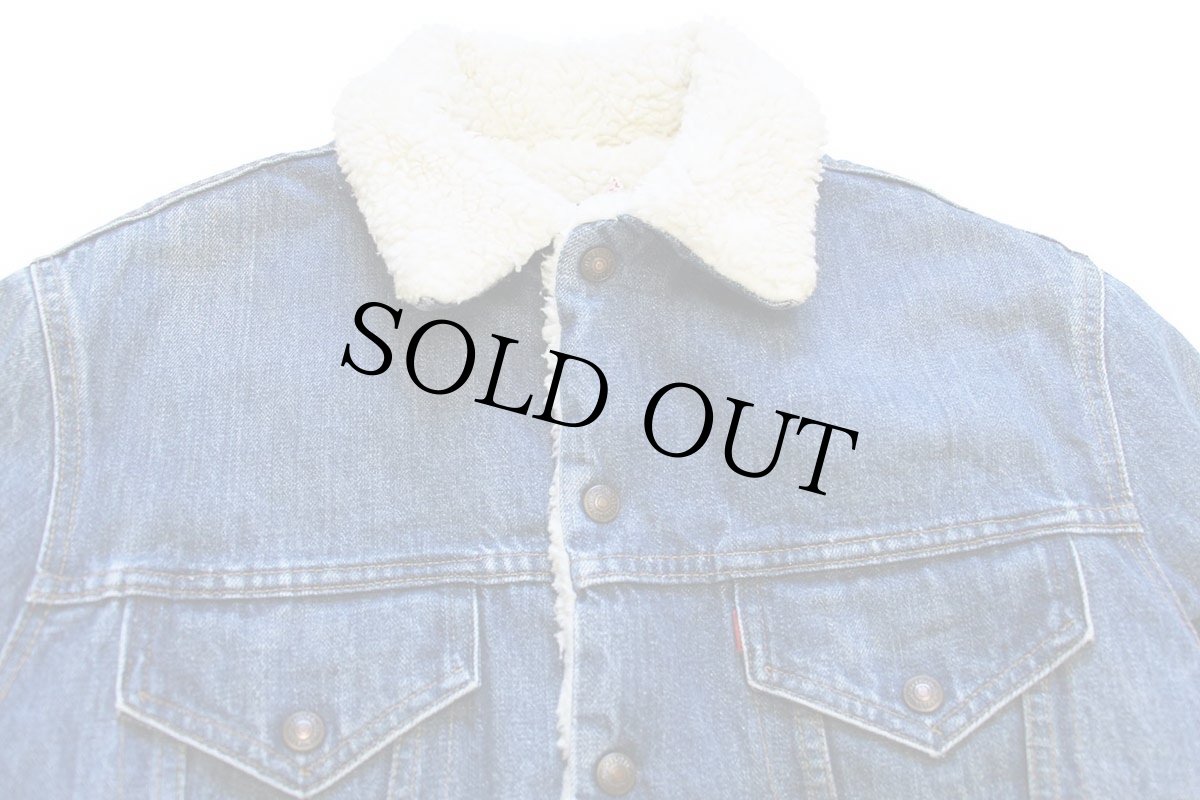 画像3: 70s USA製 Levi'sリーバイス ボアライナー デニムジャケット 42 (3)