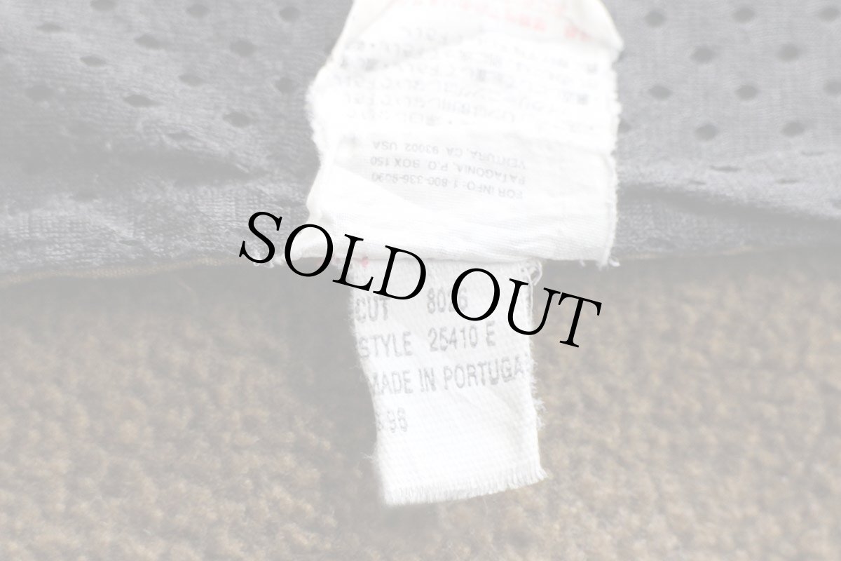 画像5: 90s ポルトガル製 patagoniaパタゴニア フリースジャケット ブラウン L (5)