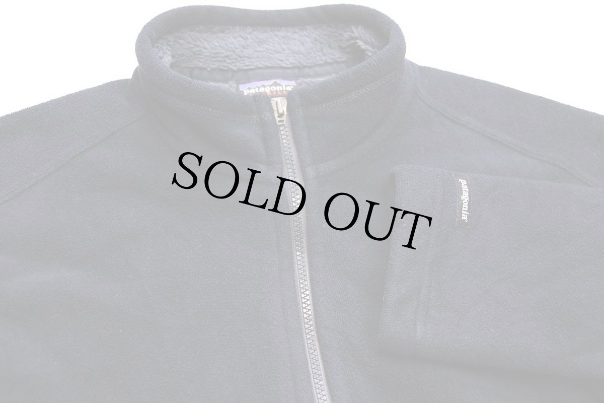 画像3: 00s USA製 patagoniaパタゴニア ボアライナー シンチラ フリースジャケット 紺 L (3)