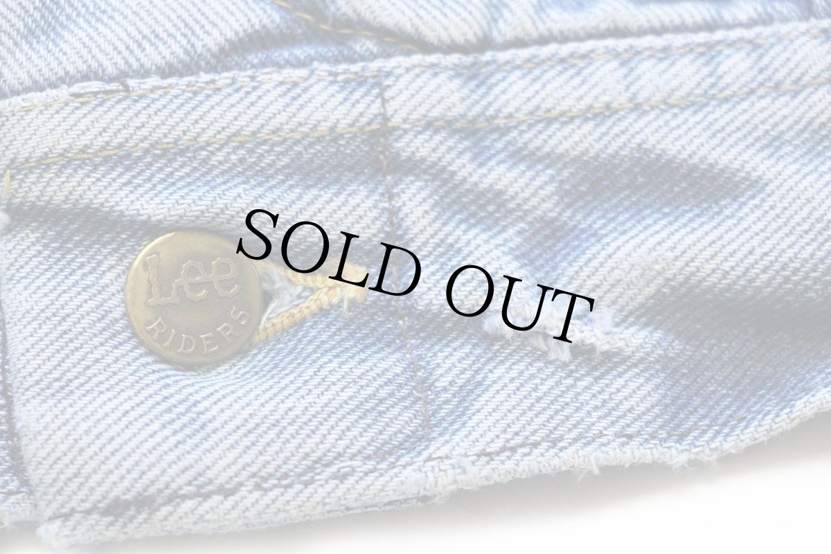 画像8: 80s USA製 Leeリー STORM RIDERストームライダー 220LJ ブランケットライナー デニムジャケット (8)