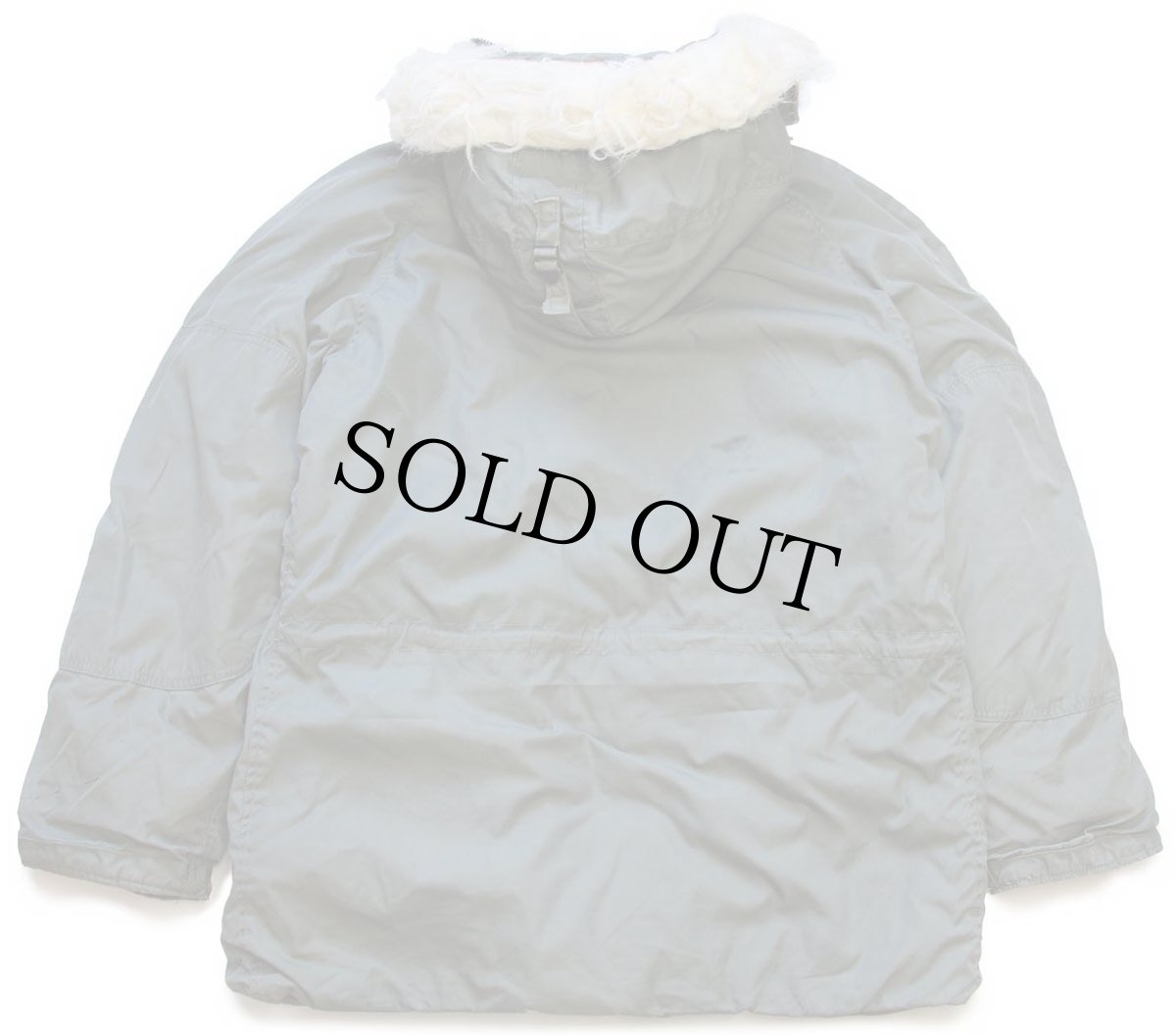 画像2: 70s 米軍 USAF N-3B フライトジャケット セージグリーン M (2)