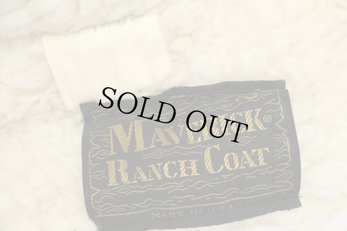 画像4: 80s USA製 MAVERICKマーベリック ボアライナー デニム ランチコート S★Wranglerラングラー ジャケット (4)