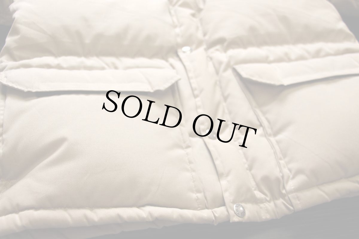 画像7: 70s THE NORTH FACEノースフェイス 茶タグ ダウンジャケット ベージュ S (7)