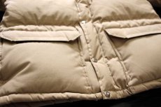 画像7: 70s THE NORTH FACEノースフェイス 茶タグ ダウンジャケット ベージュ S (7)