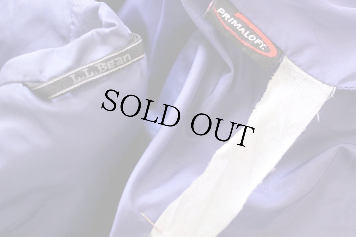 画像4: L.L.Bean PRIMALOFTプリマロフト 中綿入り ナイロンパーカー パープル (4)