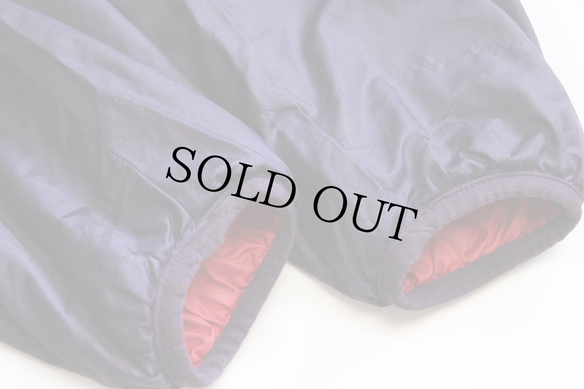 画像6: 90s USA製 patagoniaパタゴニア ナイロン プルオーバー パフボールジャケット リーガルパープル×バーントチリ L (6)