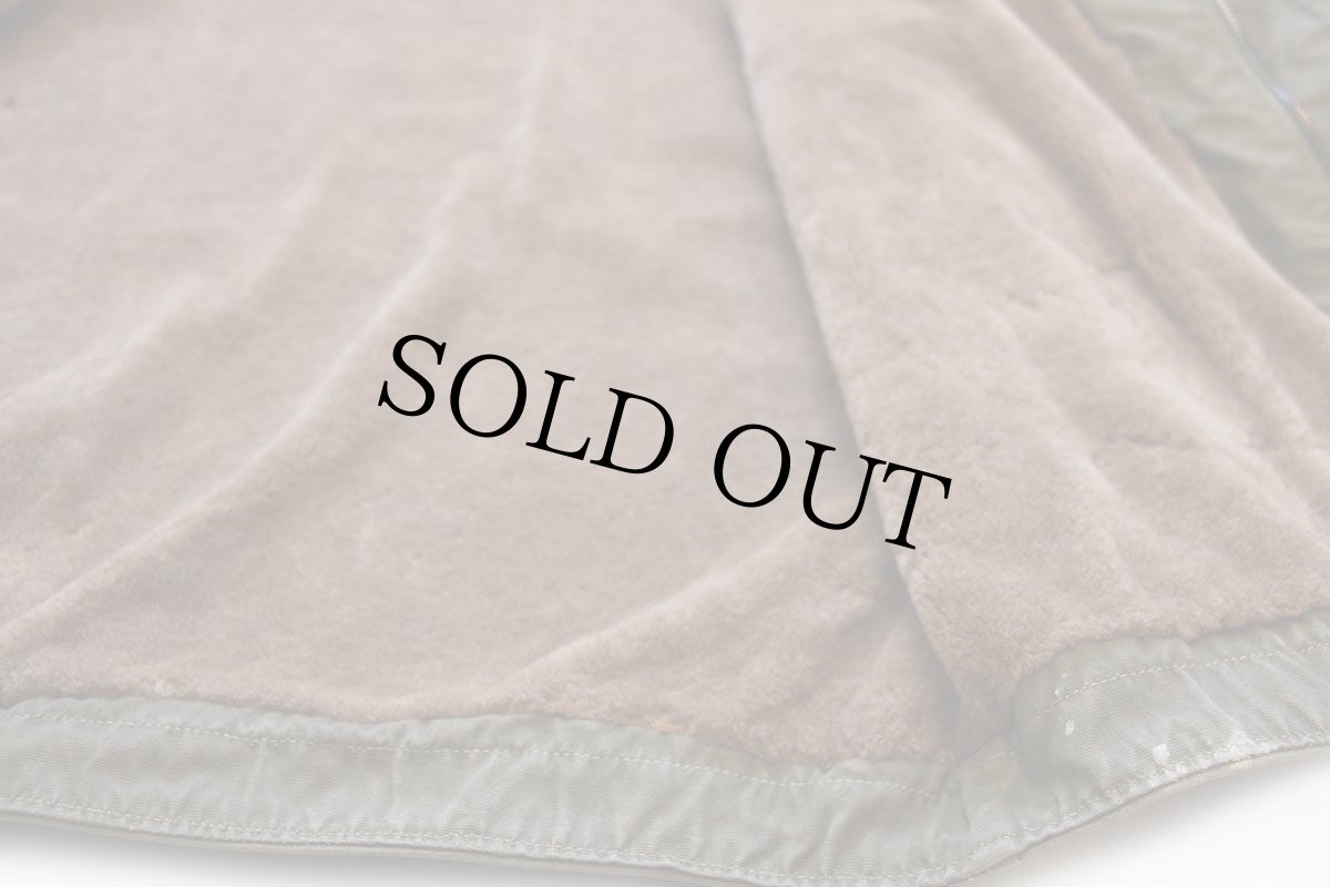 画像5: ビンテージ イタリア軍 チンスト付き ボアライナー デッキジャケット オリーブ★N-1 (5)