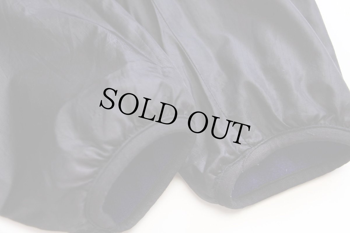 画像4: 90s USA製 patagoniaパタゴニア グリセード ハーフジップ プルオーバー フリース×ナイロンジャケット 黒×青紫 L (4)