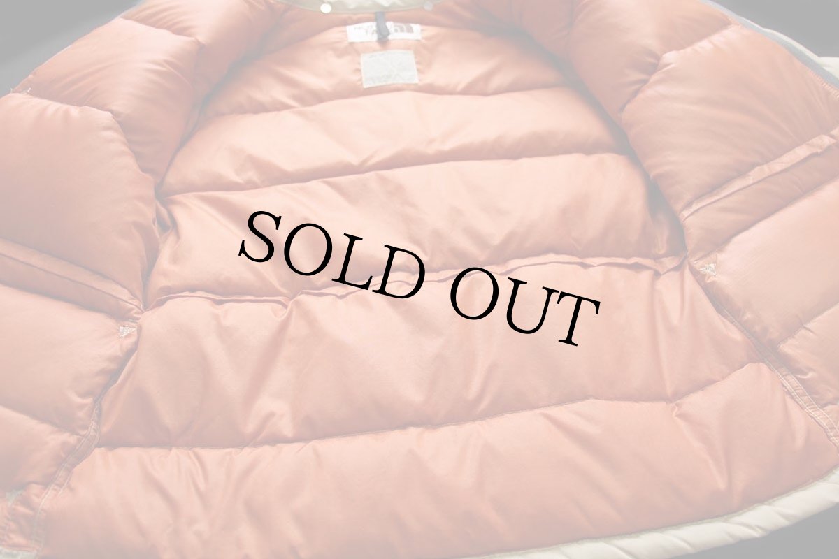 画像5: 70s THE NORTH FACEノースフェイス 茶タグ ダウンジャケット ベージュ S (5)