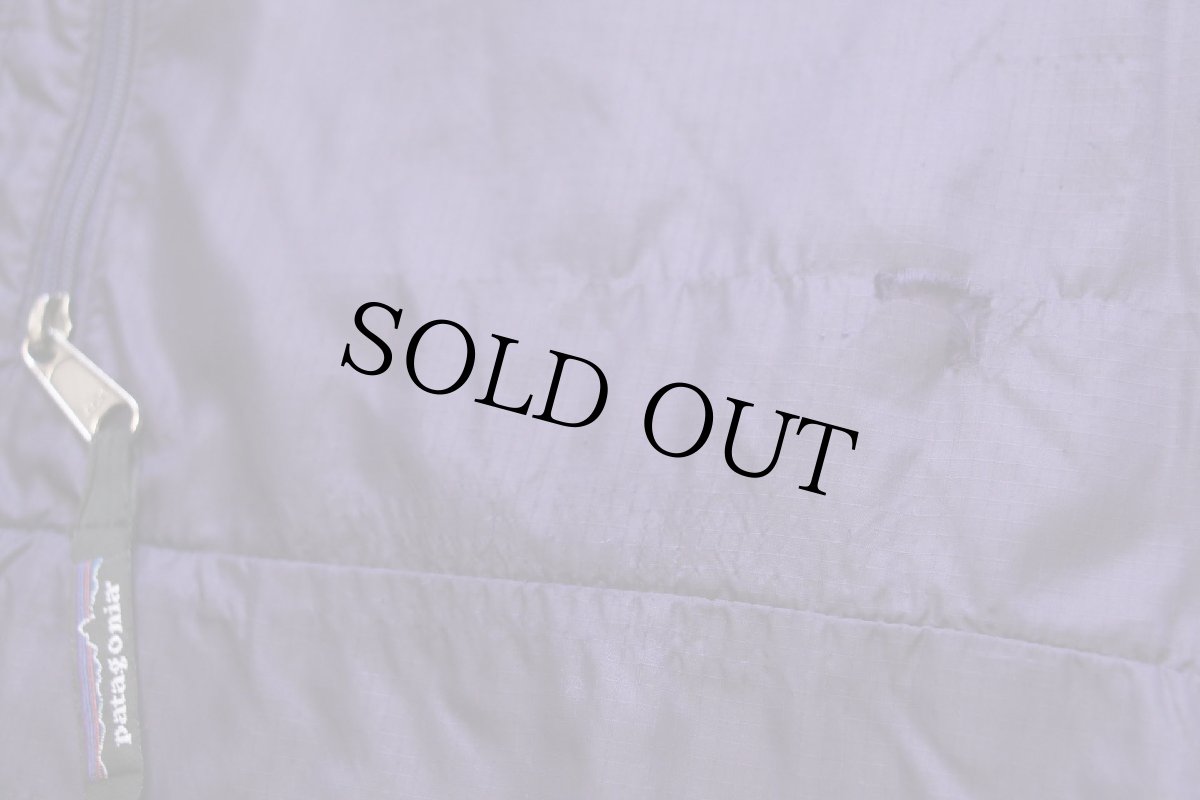 画像8: 90s USA製 patagoniaパタゴニア ナイロン プルオーバー パフボールジャケット リーガルパープル×バーントチリ L (8)