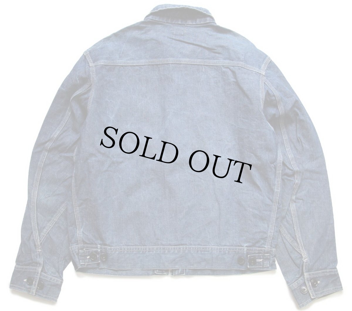 画像2: 60s USA製 Leeリー 91-B JELT DENIMジェルトデニム ワークジャケット 42R (2)