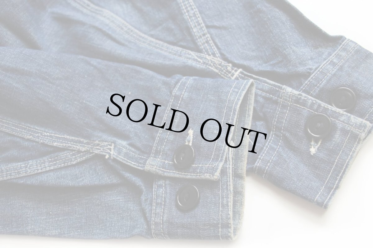 画像9: 60s USA製 Leeリー 91-B JELT DENIMジェルトデニム ワークジャケット 42R (9)