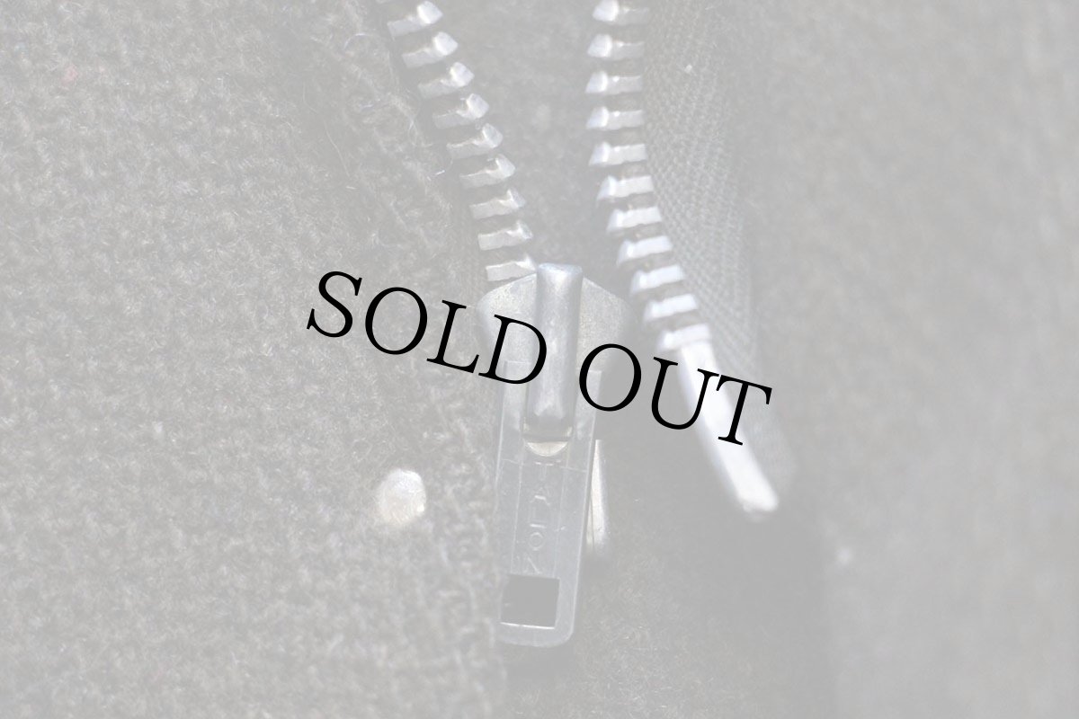 画像6: 60s PETERS ペンキ飛び フーデッド ウールコート オリーブドラブ M (6)