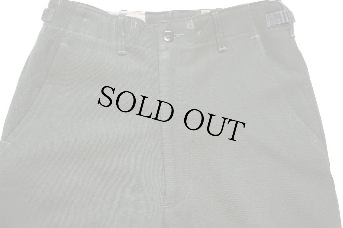 画像4: 50s 米軍 U.S.ARMY M-51 ウールサージパンツ オリーブグリーン R-XS (4)