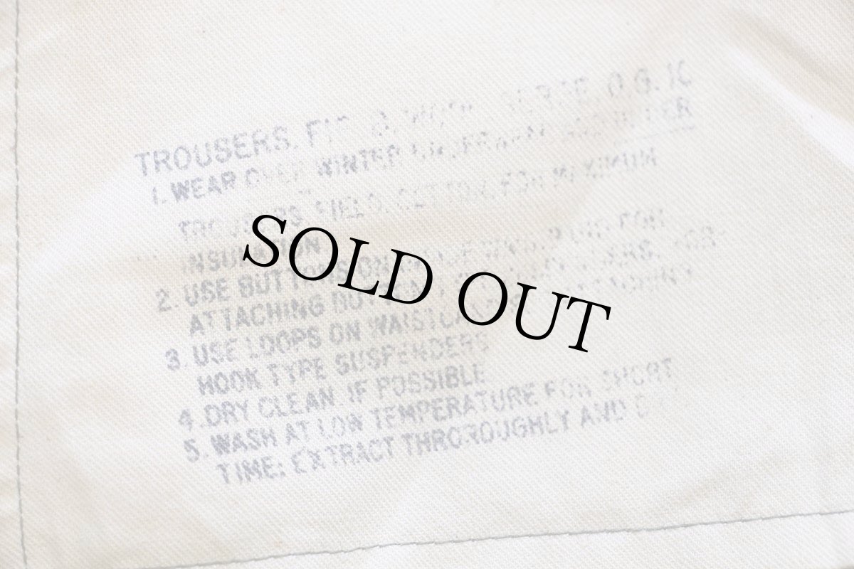 画像8: 50s 米軍 U.S.ARMY M-51 ウールサージパンツ オリーブグリーン R-XS (8)