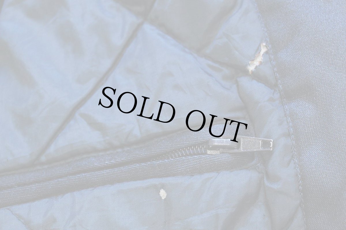 画像9: Schottショット ロゴ刺繍 キルティングライナー ファイヤーマンコート 紺 XL★ジャケット (9)