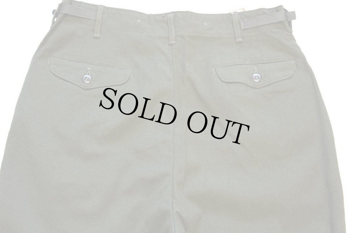 画像5: 50s 米軍 U.S.ARMY M-51 ウールパンツ オリーブグリーン L-M (5)