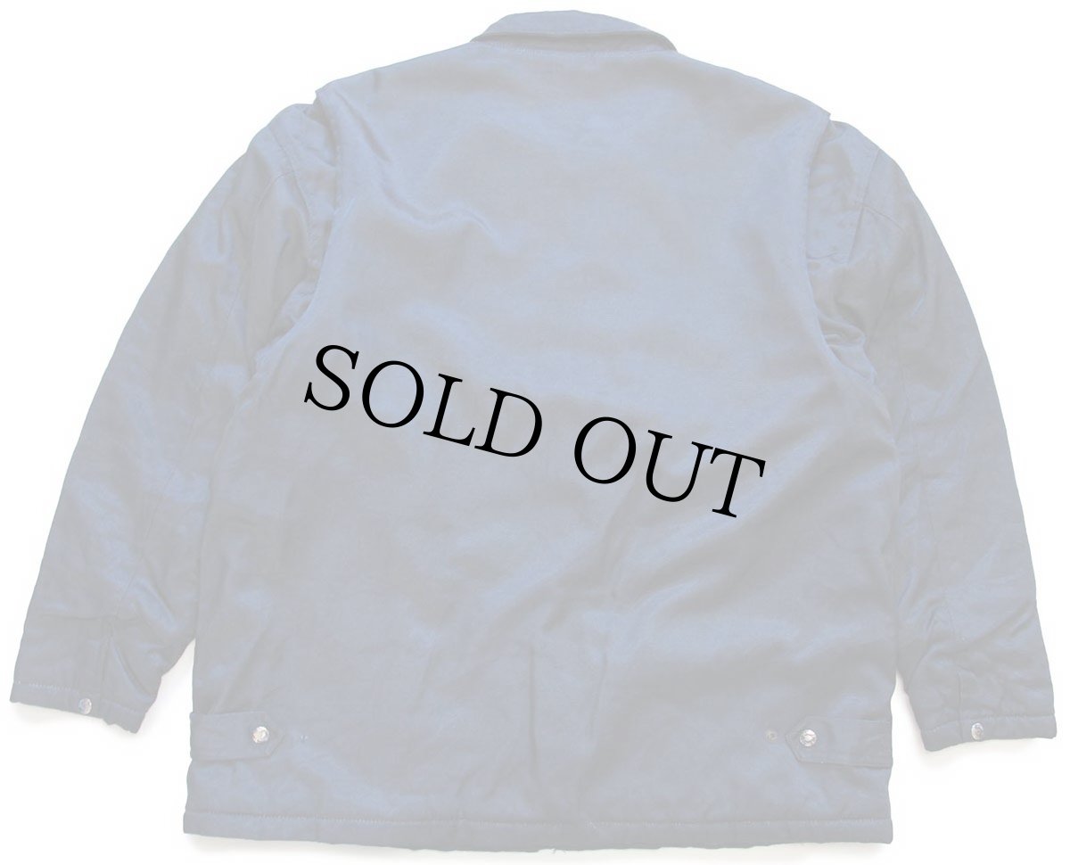 画像2: Schottショット ロゴ刺繍 キルティングライナー ファイヤーマンコート 紺 XL★ジャケット (2)