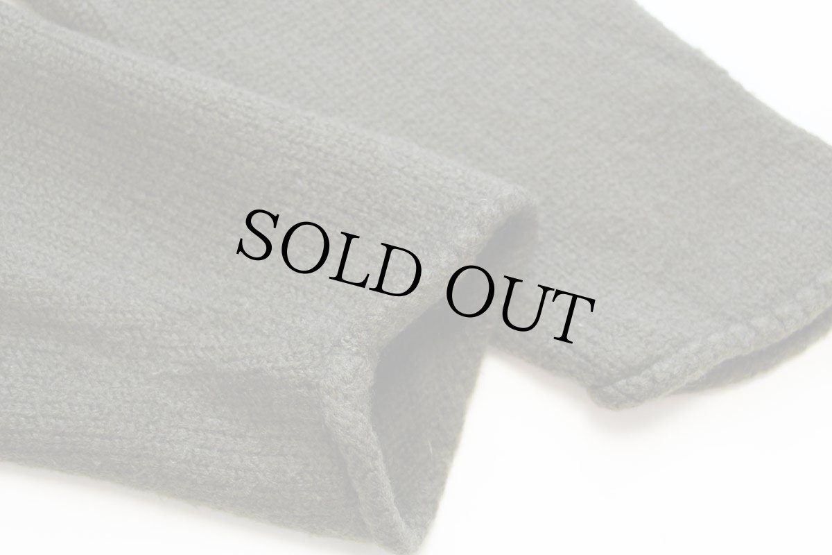 画像7: 90s J.CREW 無地 ロールネック ウールニット セーター 緑 XL (7)