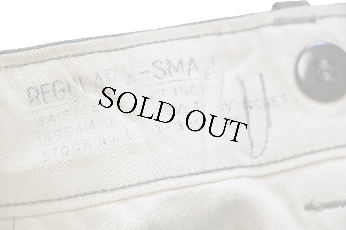 画像6: 50s 米軍 U.S.ARMY M-51 ウールサージパンツ オリーブグリーン R-XS (6)