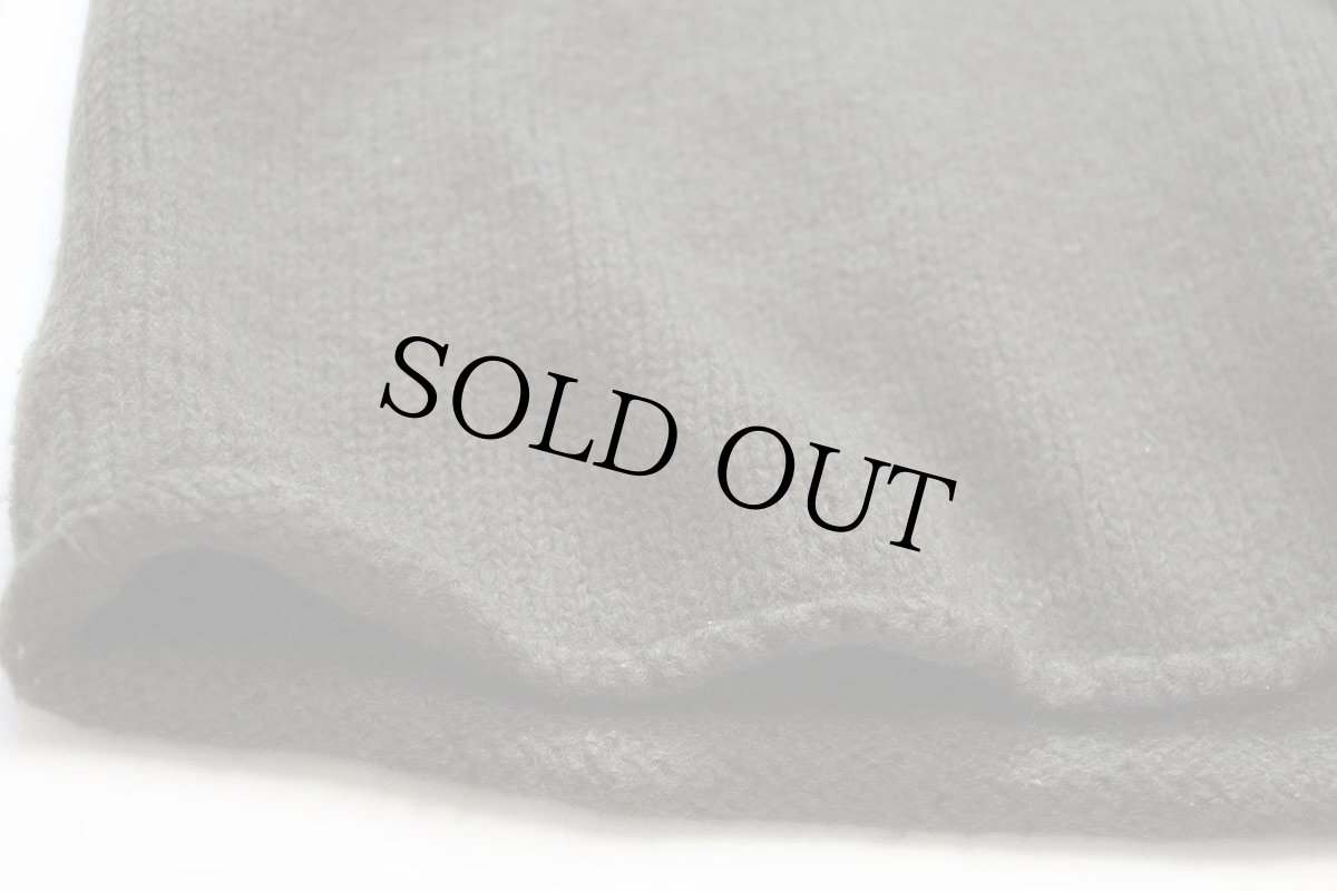 画像6: 90s J.CREW 無地 ロールネック ウールニット セーター 緑 XL (6)