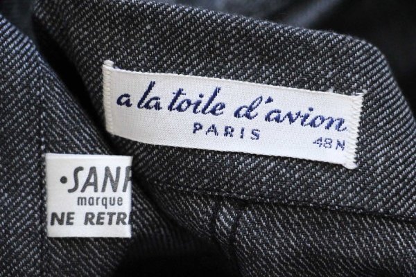 デッドストック☆50s a la toile d'avion ユーロ ワーク パチポケ