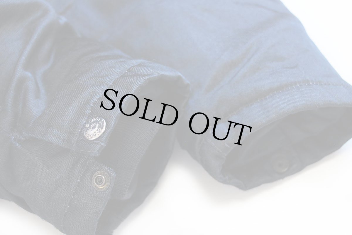 画像6: Schottショット ロゴ刺繍 キルティングライナー ファイヤーマンコート 紺 XL★ジャケット (6)