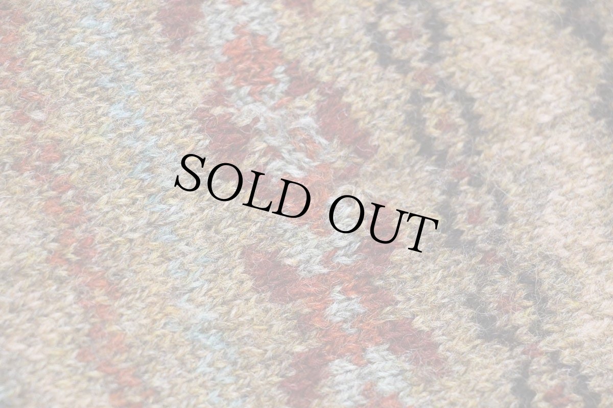 画像6: 90s J.CREW フェアアイル柄 ウールニット セーター L (6)