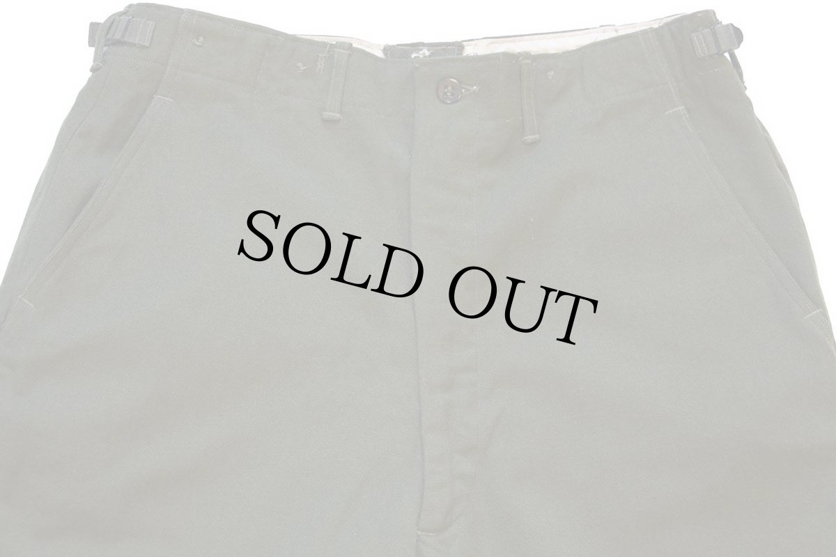 画像4: 50s 米軍 U.S.ARMY M-51 ウールパンツ オリーブグリーン L-M (4)